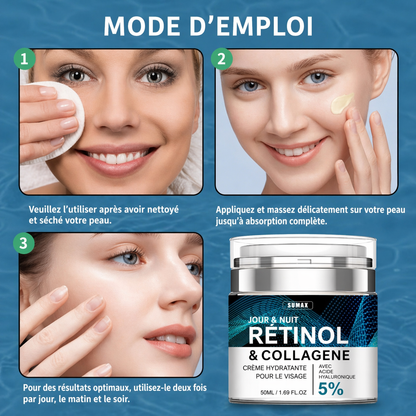 Crème pour le visage en retinol